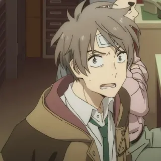 💰 b1158e4d Anime, Karakter, Plester, Khawatir whatsapp sticker