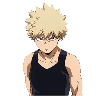 😎 00632045 Bakugo Katsuki My Hero Academia anime, manga, My Hero Academia, Bakugo, Katsuki telegram sticker