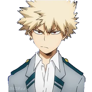 😒 341781cc Bakugo Katsuki My Hero Academia anime, My Hero Academia, Bakugo, Katsuki Bakugo, character, manga telegram sticker