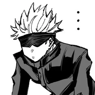 🌐 d168709f Gojo Satoru Jujutsu Kaisen อนิเมะ, มังงะ, พ่อมด, ผ้าปิดตา, ยูยิตสู telegram sticker