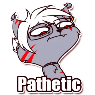 😑 e67a2a92 Pathetic 漫画, 猫, 情けない, ドヤ顔, 表情 telegram sticker