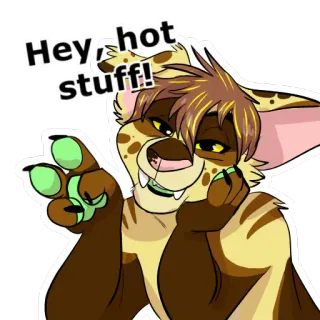 Kat the horny aliencat whatsapp stickers