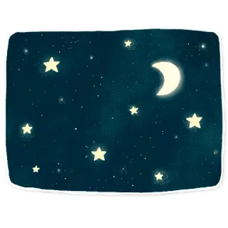 ✨ 8e378d95 malam, langit, bintang, bulan, angkasa, gelap, astronomi telegram sticker