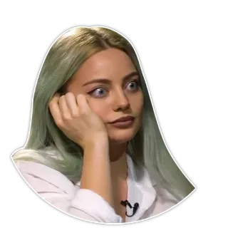 😕 4c978367 여자, 소녀, 얼굴, 표정, 인물 사진 telegram sticker