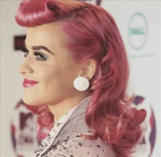 🍧 28ea5b51 Katy Perry chanteuse pop, cheveux roses, célébrité, portrait, femme, chanteuse whatsapp sticker