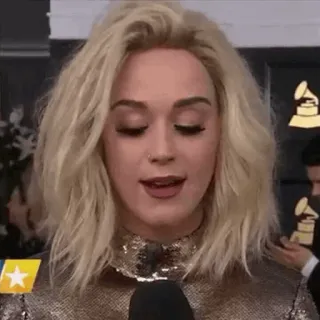 ✨ 1ef639bb Katy Perry 가수, 유명인, 그래미 어워드 telegram sticker