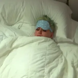 ✨ a333cd36 침대, 수면, 침실, 사람, 실내, 수면 안대 telegram sticker