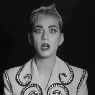 ✨ 2dd2beab Katy Perry 가수, 팝스타, 여자, 유명인, 충격, 놀람, 깜짝 telegram sticker