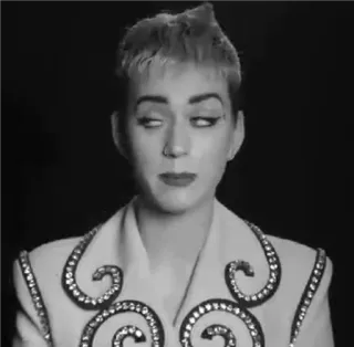 💘 75d6bb19 Katy Perry 케이티 페리, 유명인, 가수, 인물 사진, 흑백 telegram sticker