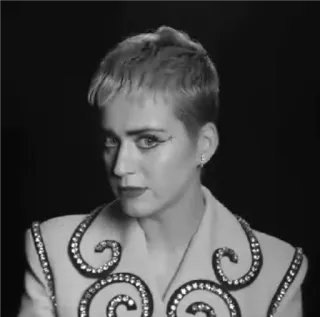 💘 eec1975c Katy Perry 케 이티 페리, 가수, 유명인, 흑백, 여자, 팝스타 telegram sticker