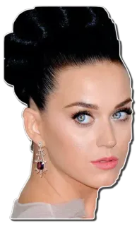 👼 29567e5a Katy Perry Katy Perry, cantante, celebrità, donna, viso, popstar telegram sticker