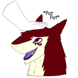 😺 a675801f *Pat Pat* elus, usap kepala, hewan, kartun, imut, stiker, berbulu telegram sticker