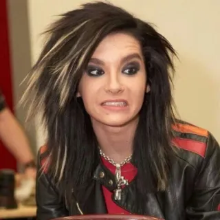 😬 6af56962 Bill Kaulitz musiker, sänger, tokio hotel, emo, rock telegram sticker