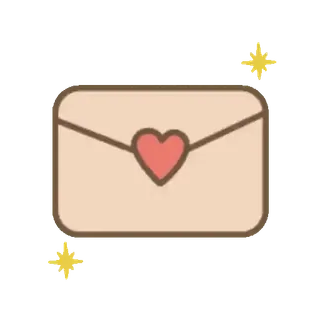 🤗 27f82f36 信封, 爱, 心, 信, 邮件, 星星, 可爱 telegram sticker
