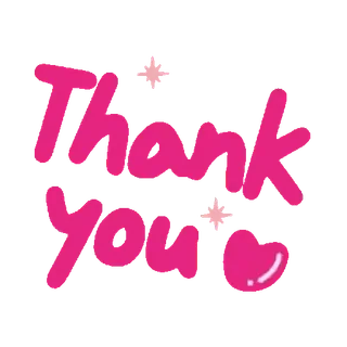 🤗 3d1cfeb5 Thank you 谢谢, 问候, 文字, 粉色, 心 telegram sticker