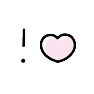 🤗 2dccfc39 Coeur, Amour, Exclamation, Mignon, Rose whatsapp sticker