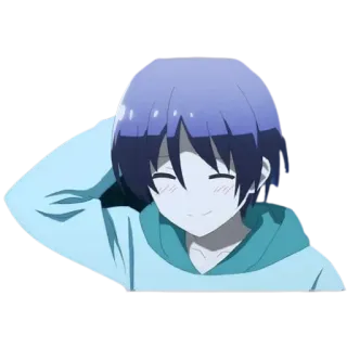 😁 70ea9779 anime, character, smile, happy telegram sticker