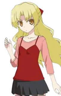 🙃 83382050 anime, manga, character, blonde, girl, cartoon telegram sticker