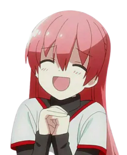 🥰 c0b4ba99 anime, cartoon, girl, smiling, happy, cute telegram sticker