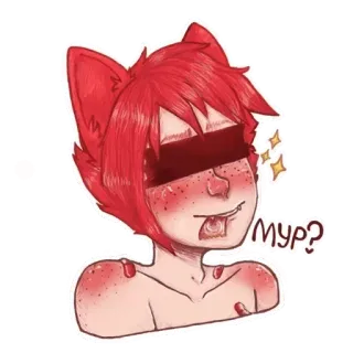 😍 c0240133 Myp? garçon renard, anime, garçon chat, kemonomimi, furry whatsapp sticker