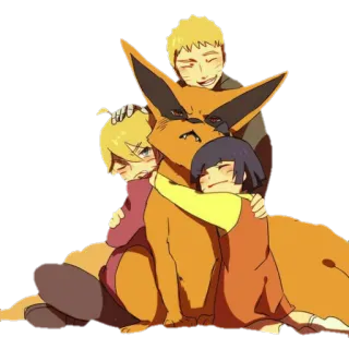 😒 4e402436 Naruto Anime, Manga, Naruto, Dessin animé, Renard, Personnages, Famille telegram sticker