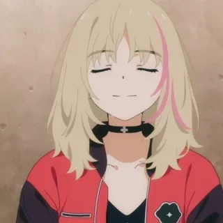 😌 e457f533 Anime, Garota, Personagem, Desenho animado, Animação, Cabelo loiro, Sorriso telegram sticker