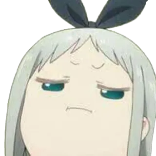 👀 f9e8ce53 Anime, Manga, Gesichtsausdruck, Genervt, Unzufrieden, Gelangweilt telegram sticker