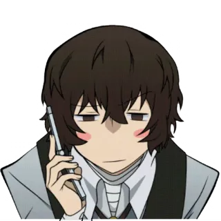Kawaii dazai🐱 @jack_ripper1 whatsapp stickers