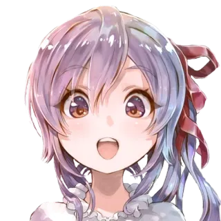 😊 5a050727 anime, cute, girl, portrait, manga, character whatsapp sticker