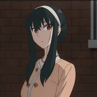 🌸 2229f77c Yor Forger Spy x Family anime, yor forger, spy x family, desenho animado, mulher, personagem telegram sticker