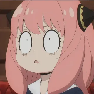 🌸 635f3b66 Anya Forger Spy x Family Anime, Mangá, Garota, Chocada, Desenho animado, Spy x Family, Anya Forger telegram sticker