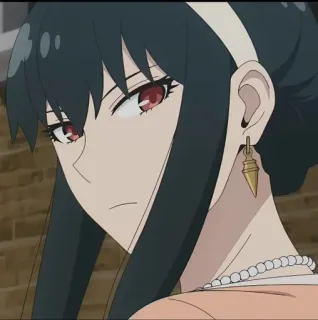 🌸 7c452f58 Yor Forger Spy x Family yor forger, spy x family, anime, desenho animado, mulher, personagem telegram sticker