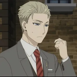 🌸 896ddcdb Loid Forger Spy x Family Anime, Espião, Personagem, Spy x Family, Loid Forger, Agente telegram sticker