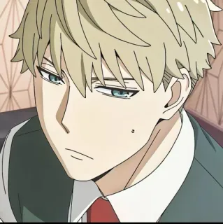 🌸 8f2c8795 Loid Forger Spy x Family Anime, Spy x Family, Loid Forger, Bonito, Sério, Desenho animado telegram sticker