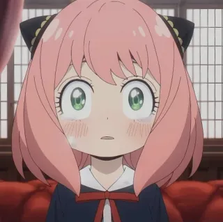 🌸 90cf3116 Anya Forger Spy x Family Anime, Mangá, Spy x Family, Anya Forger, Fofo, Chorando, Kawaii telegram sticker