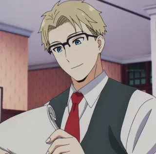 🌸 9546ec42 Loid Forger Spy x Family Anime, Personagem, Loid Forger, Spy x Family, Espião telegram sticker