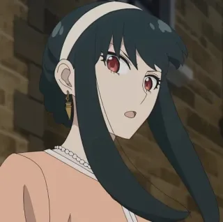 🌸 ce0c7939 Yor Forger Spy x Family Anime, Yor Forger, Spy x Family, Desenho animado, Animação, Personagem telegram sticker