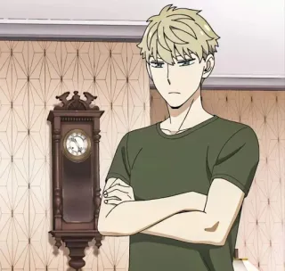 🌸 ceb8e99f Loid Forger Spy x Family Loid Forger, Spy x Family, Anime, Mangá, Personagem, cabelo loiro telegram sticker