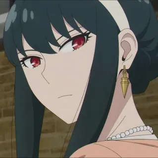 🌸 d044fff2 Yor Forger Spy x Family Anime, Mulher, Desenho animado, Yor, Forger, Spy x Family telegram sticker