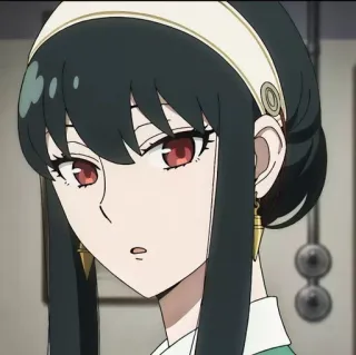 🌸 d379a406 Yor Forger Spy x Family yor forger, spy x family, anime, personagem, desenho animado, mulher, ilustração telegram sticker