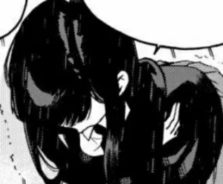 😣 46a0dd7e Аниме, Манга, Грустно, Девушка, Очки telegram sticker