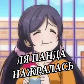 🖕 b7b423b6 ЛЯ ПАНДА НАЖРАЛАСЬ Animé, Dessin animé, Panda, Texte whatsapp sticker