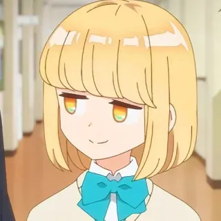 😏 0d4ea85d Anime, Cartoon, Mädchen, Süß, Blond, Gelbe Haare whatsapp sticker