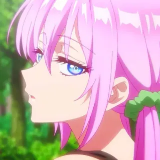 😒 13c04593 Anime, pinke Haare, Charakter, Mädchen whatsapp sticker