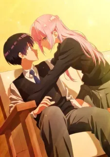 👺 617a38be Anime, Romantik, Paar, Liebe whatsapp sticker