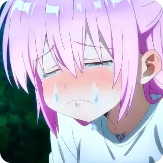 😭 9ba5d177 Anime, weinend, traurig, Mädchen whatsapp sticker