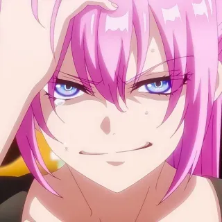 🤪 b05ac74b Anime, Mädchen, Pinke Haare, Genervt, Wütend whatsapp sticker