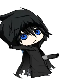 😕 bab30ead Anime, Manga, Arme à feu, Capuche, Violence, Militaire, Arme telegram sticker