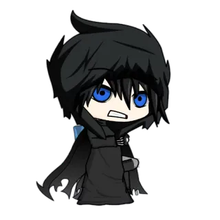 😬 cd3d3607 Dessin animé, Anime, Personnage, À capuche, Faucheuse telegram sticker