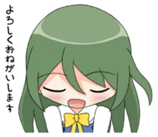 😌 3091c22f Anime, Manga, Lucu, Chibi, Gadis whatsapp sticker